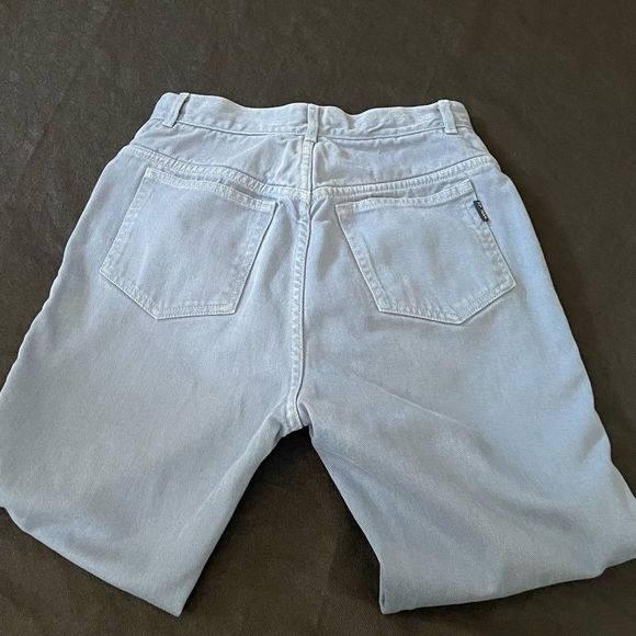 ST JOHN Women High Rise Jeans 12 blue Straight Leg - Picture 8 of 10